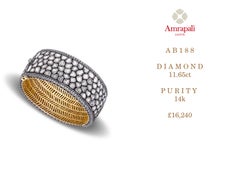 Amrapali Jewels 14 Karat Gold and Diamond Bangle