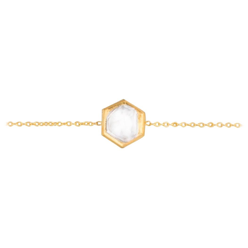 Amrapali Jewels 18 Karat Gold and Diamond Bracelet For Sale