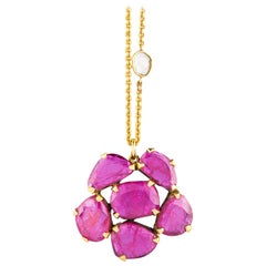 Amrapali Jewels 18 Karat Gold, Diamond and Ruby Necklace