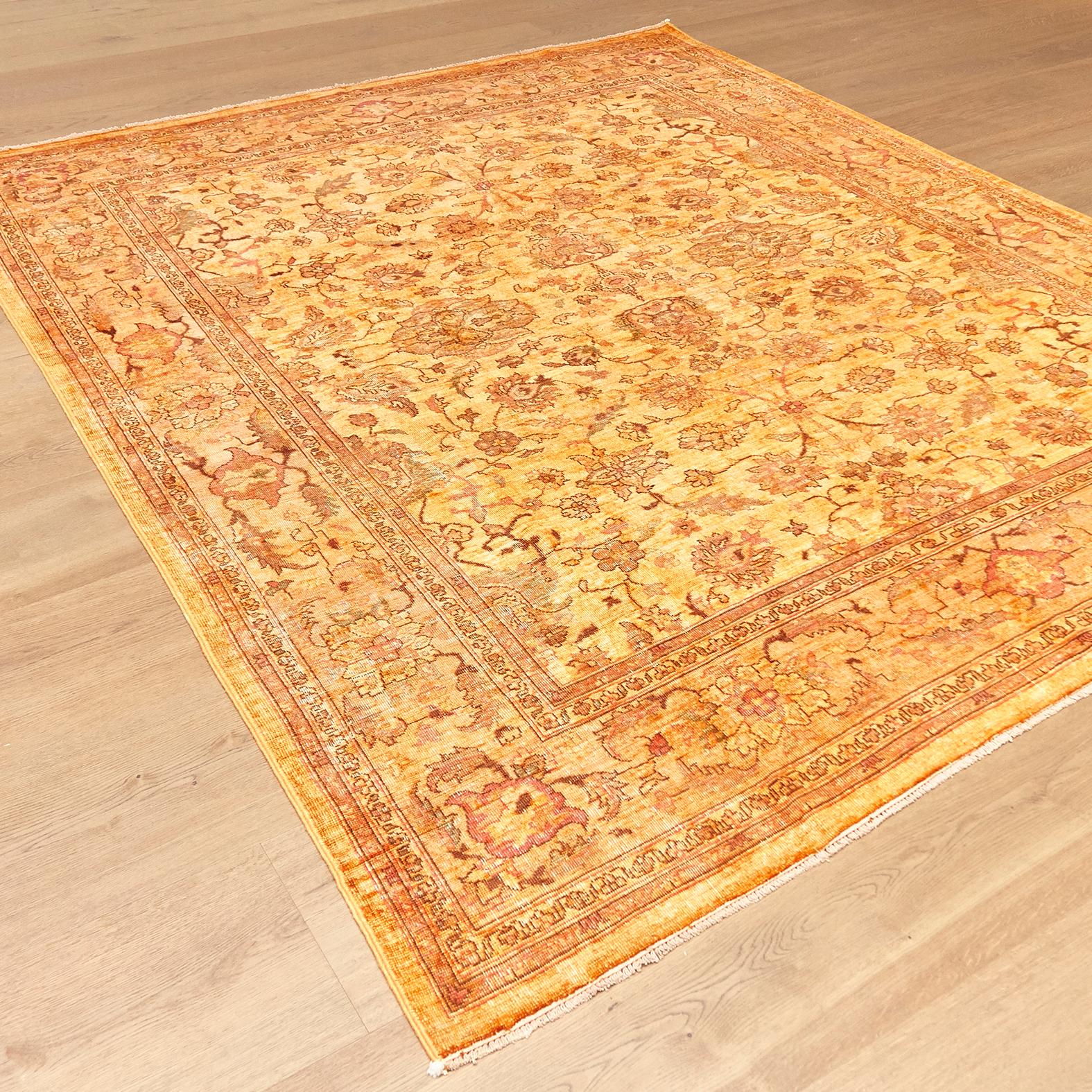 Amritsar large rug made in Afghanistan, circa 2000.

Hand knotted 
Washed

Measures: 236 x 295 

P2 / 70899.