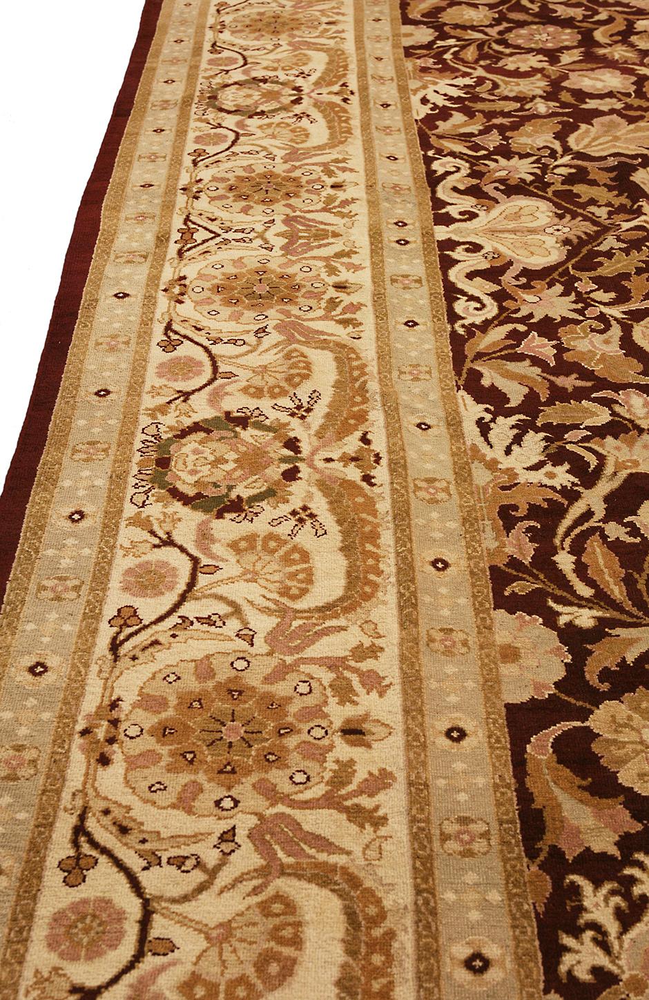 Indischer Amritsar-Teppich, extra groß (Wolle) im Angebot