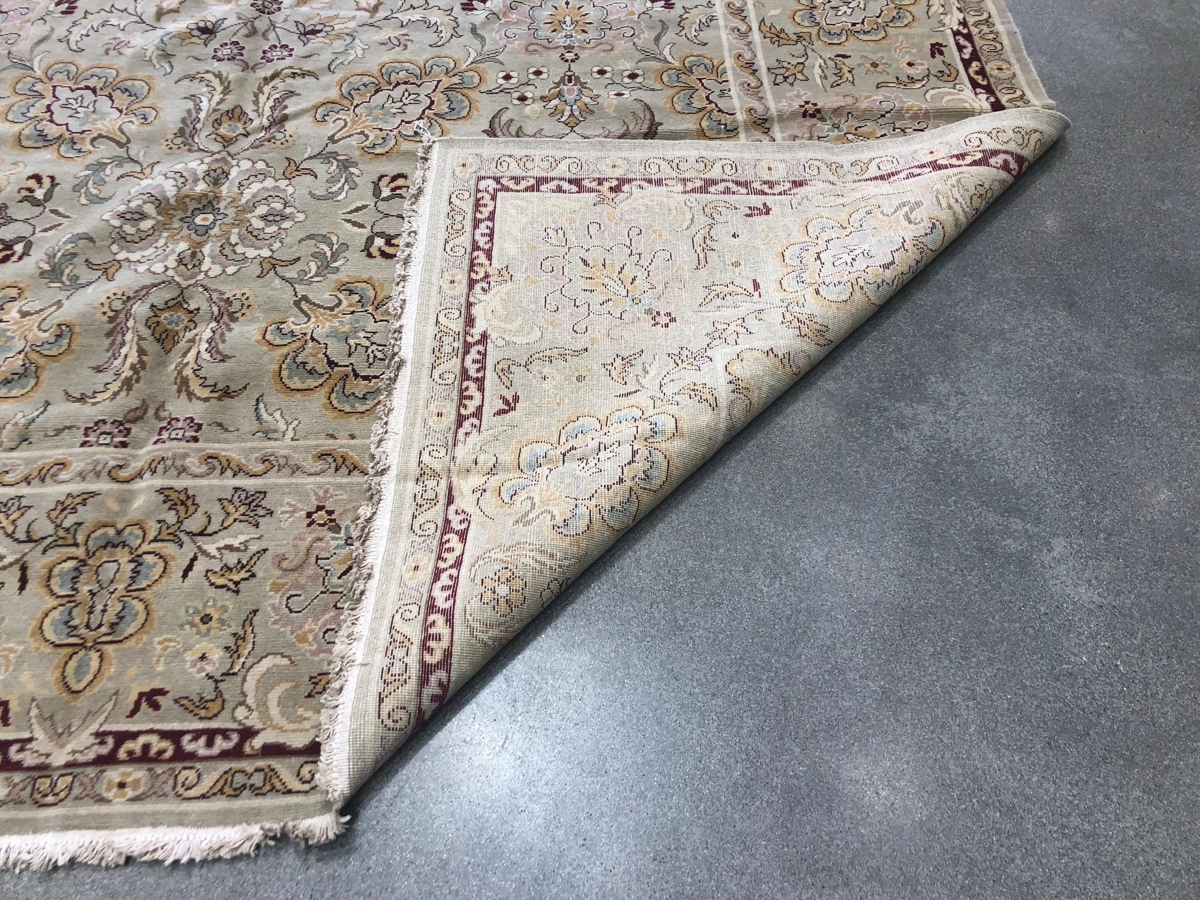 Amritsar Style Floral Rug In New Condition For Sale In Los Angeles, CA