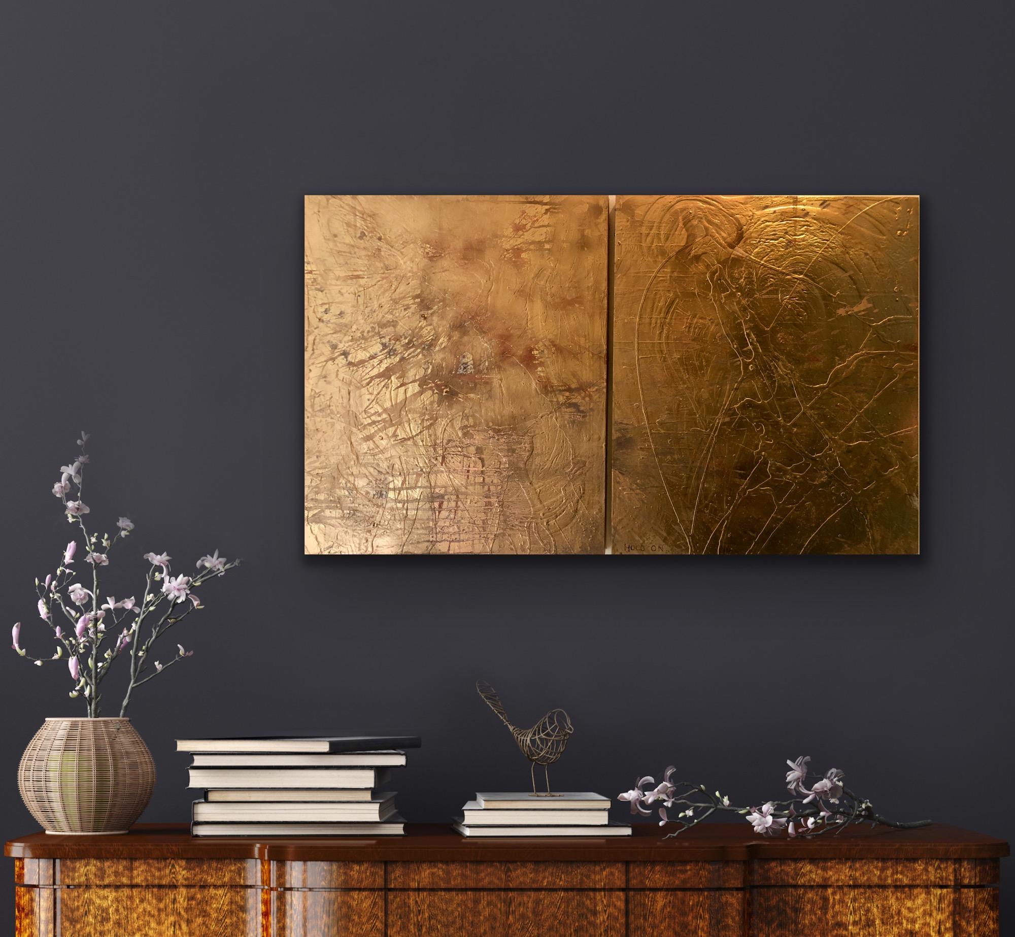 Festhalten #2 (Abstrakt), Painting, von Amrta Art