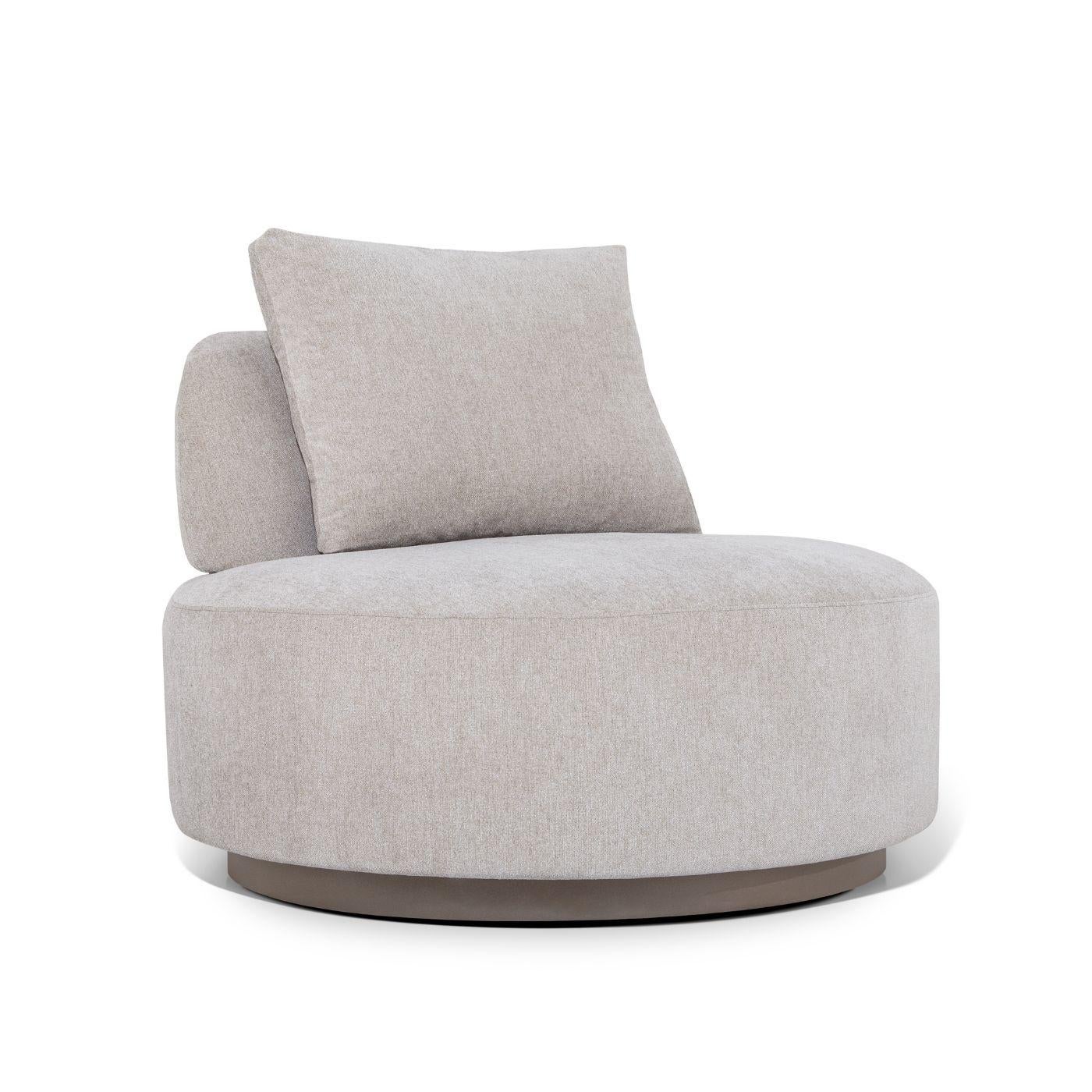 Portugais Amsterdã Fauteuil pivotant en aluminium et Fabrice en vente