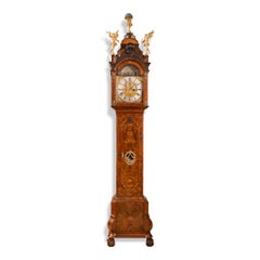Amsterdam grandfather clock with ship automaton Nicolaas Weylandt circa 1745