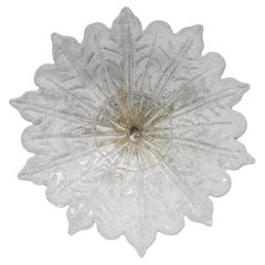 Amsterdam Palmetta, Italian Murano Glass Ceiling Light or Flush Mount, 1970s