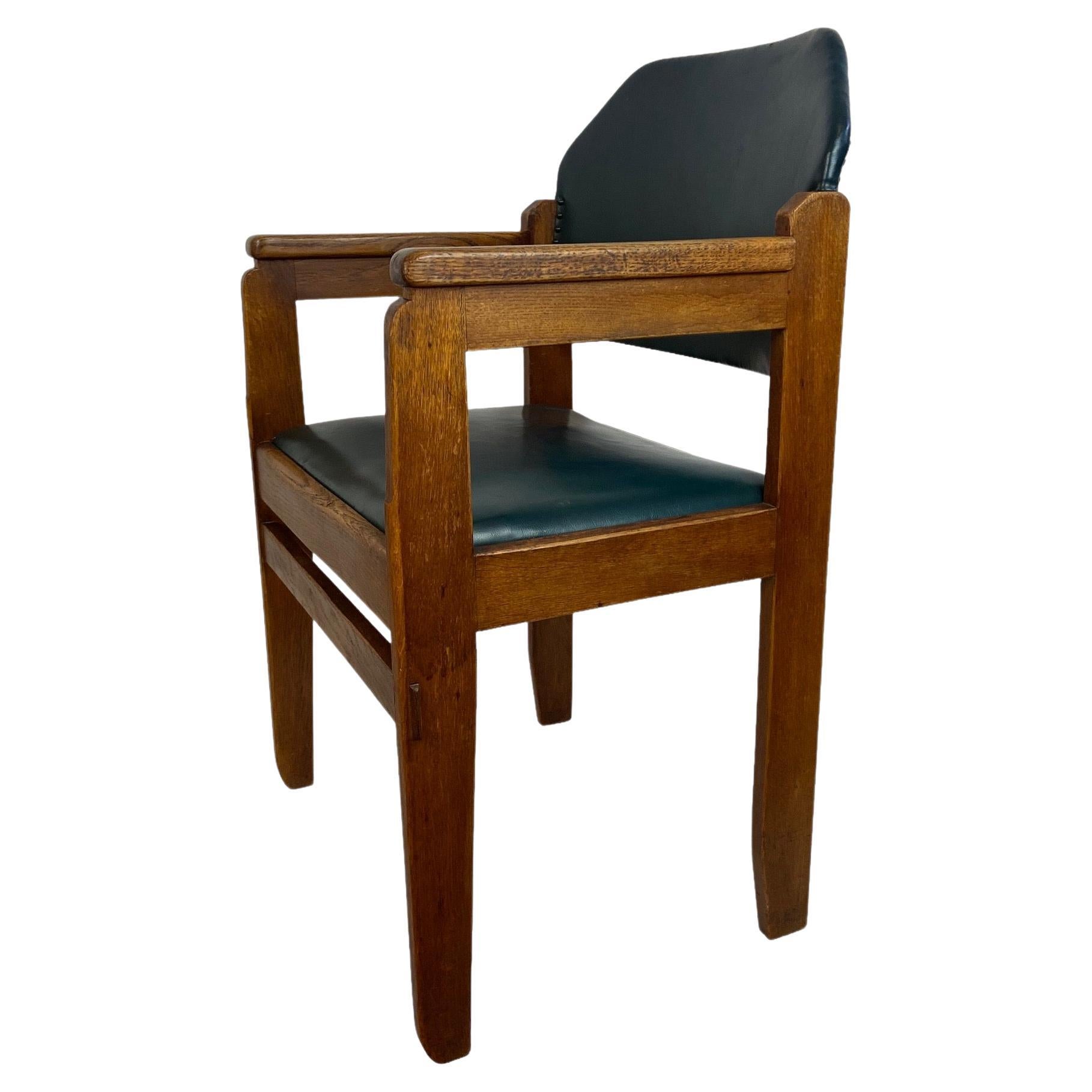 Amsterdam School Armchair “J.A. Huizinga” For Sale