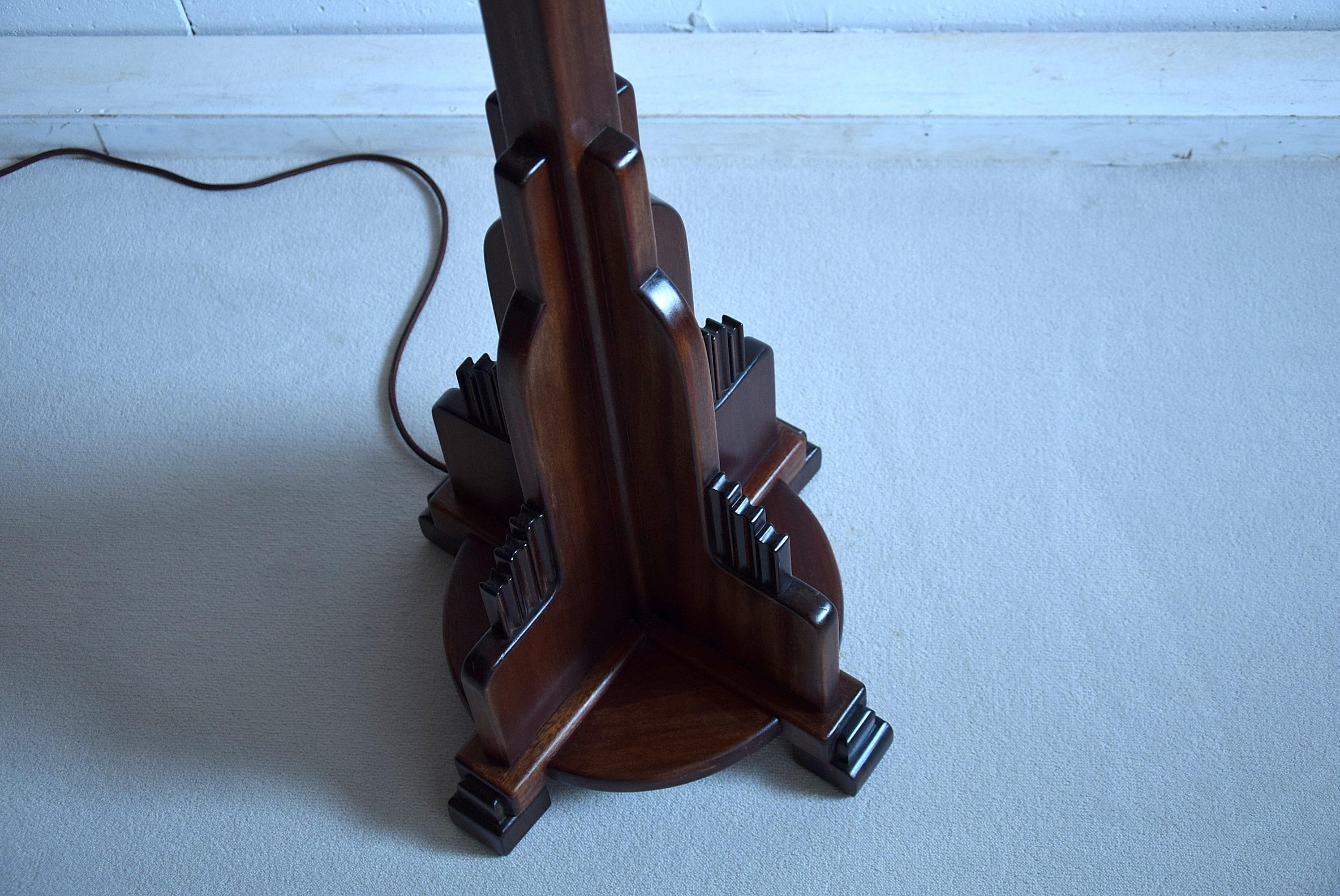 Amsterdam School Art Deco Floor Lamp 1