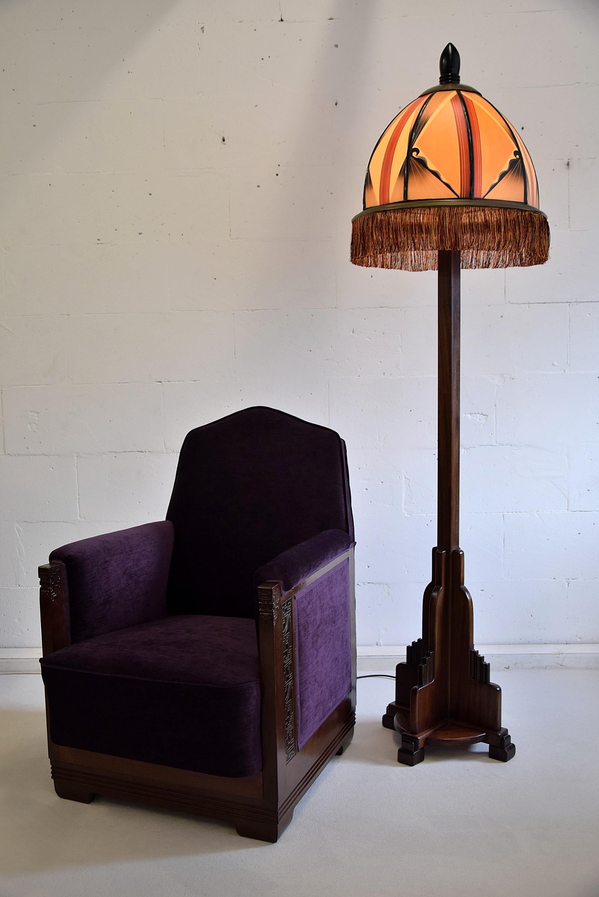 Amsterdam School Art Deco Floor Lamp 2