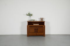 Cabinet en chêne Art déco de l'école d'Amsterdam