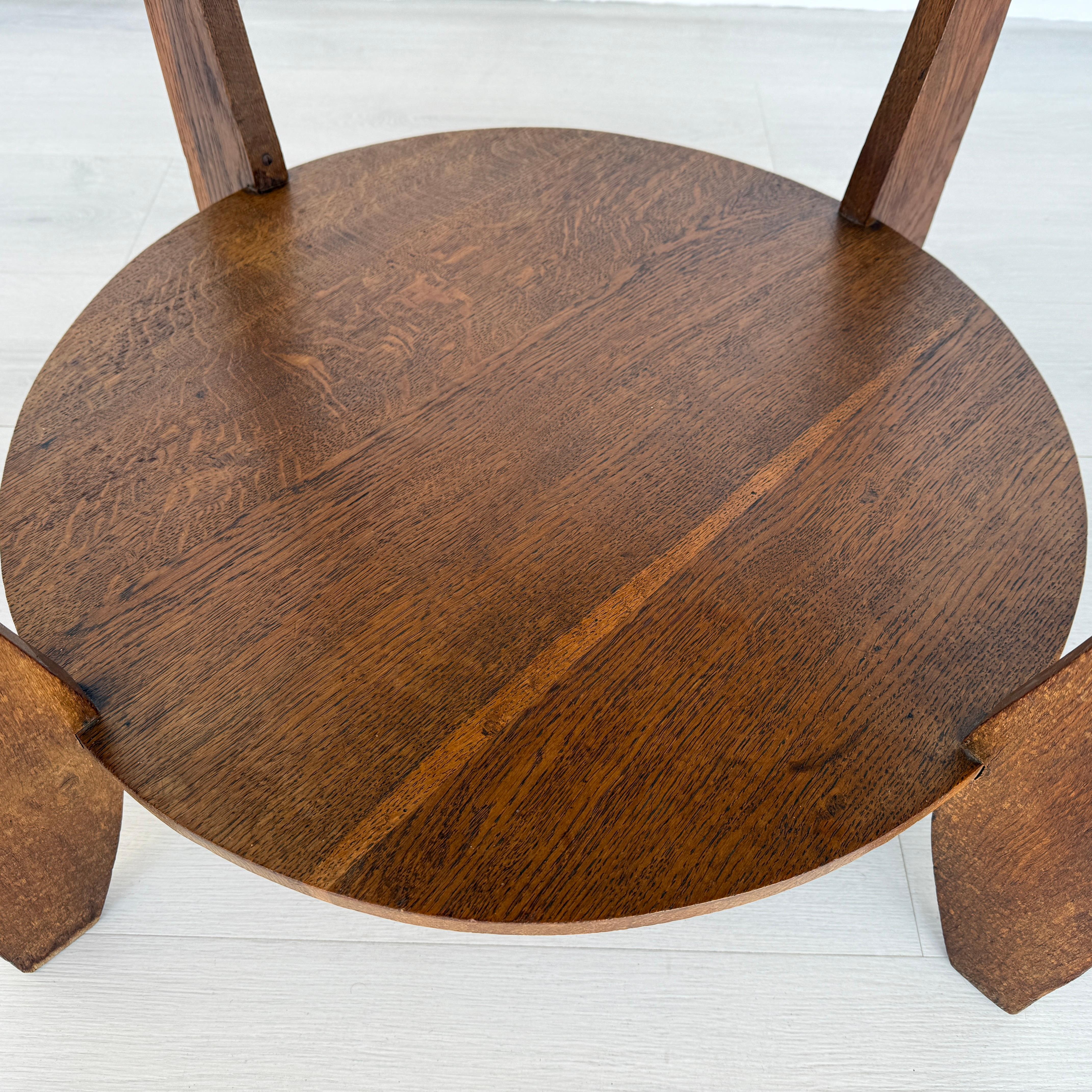 Mesa Art Decó de la Escuela de Amsterdam Moderno de mediados de siglo en venta
