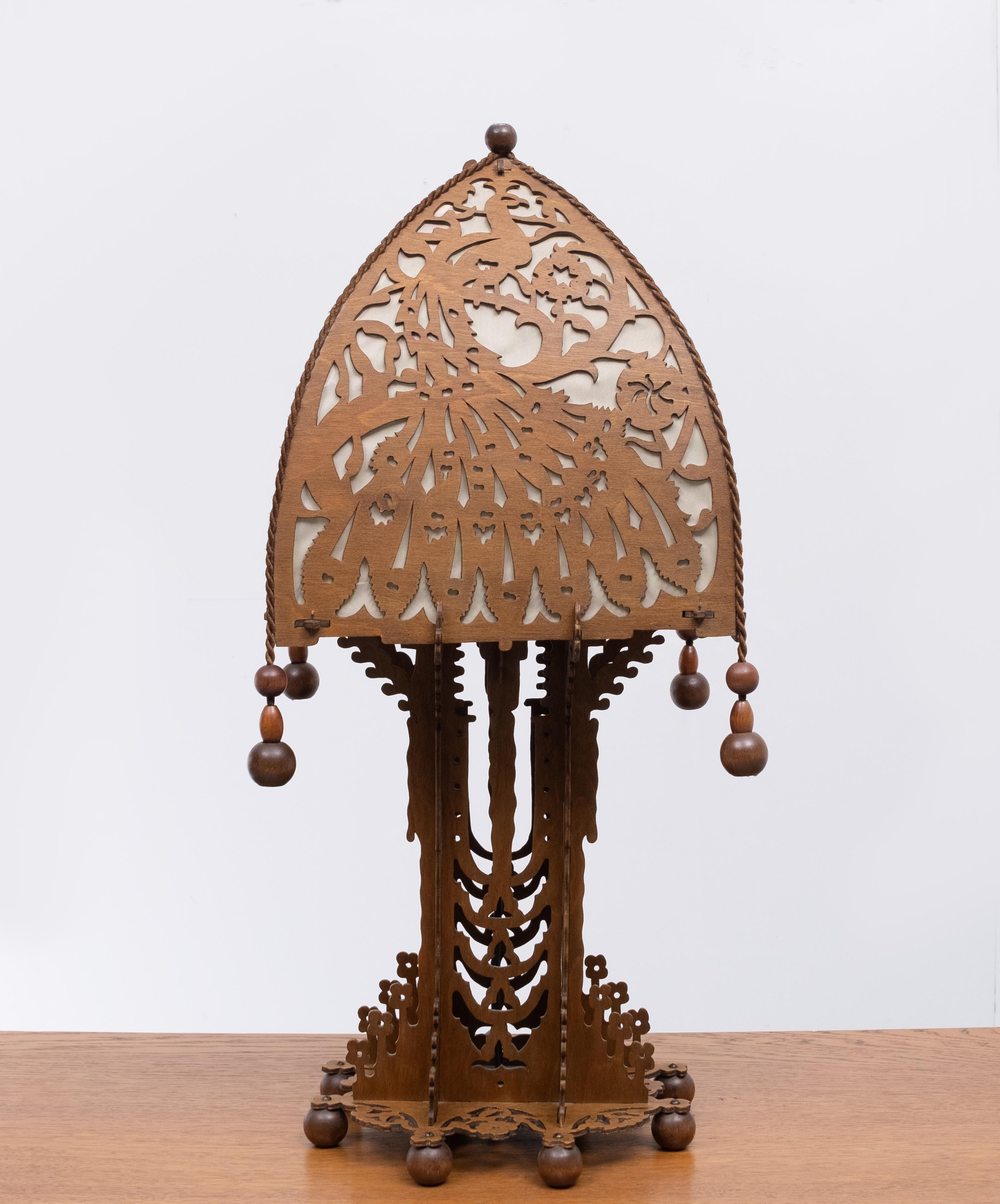 Early 20th Century Amsterdam School Arts & Crafts, Table Lamp 1920/30 Holland