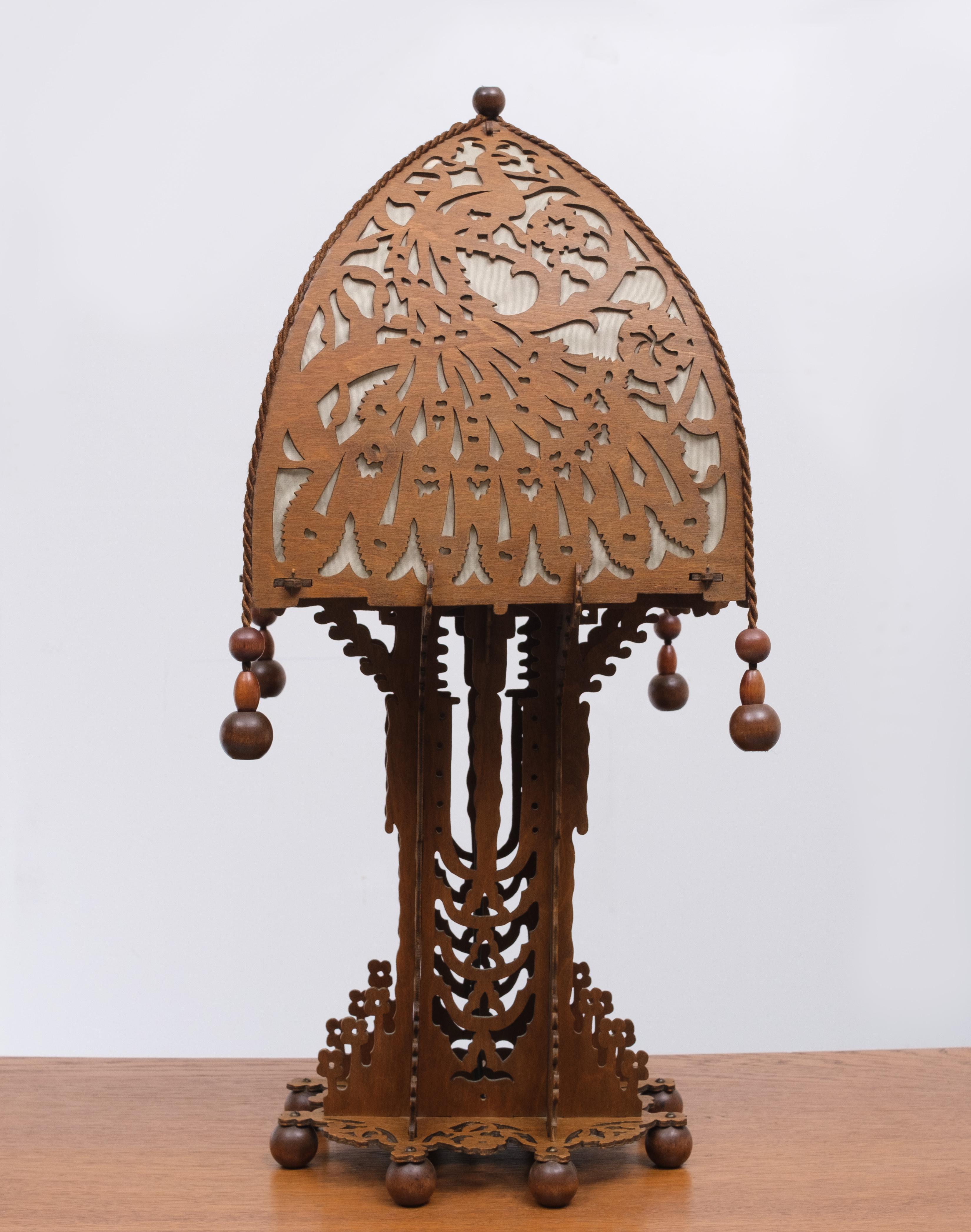 Amsterdam School Arts & Crafts, Table Lamp 1920/30 Holland 1