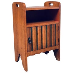 Amsterdam School Design Bedside Cabinet, Netherlands 1920's