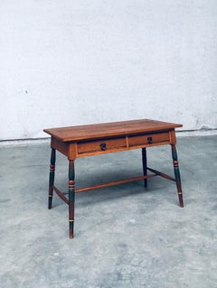 Amsterdam School Design Painted Desk, Netherlands 1920's