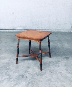 Amsterdam School Design Painted Side Table, Netherlands 1920's