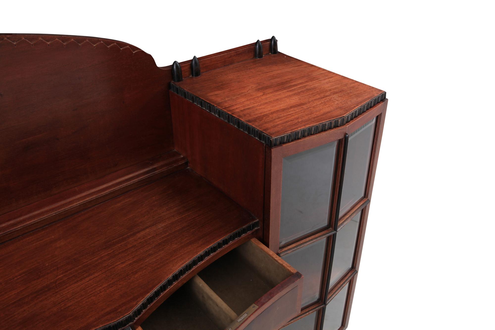 Amsterdam School Mahogany Sideboard by Atelier Speelman, 1925 4