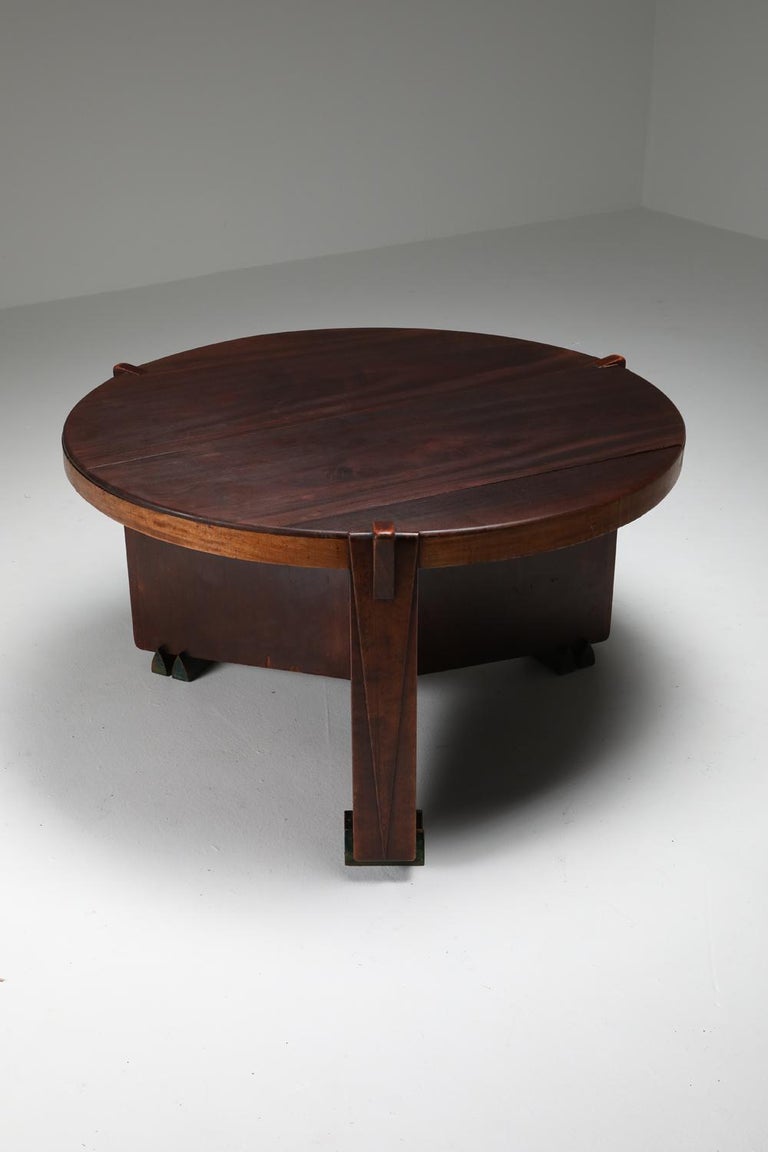 Amsterdam School Modernist Table by Hildo Krop For Sale 3