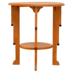 Amsterdam school sculptural wood table, 1930's