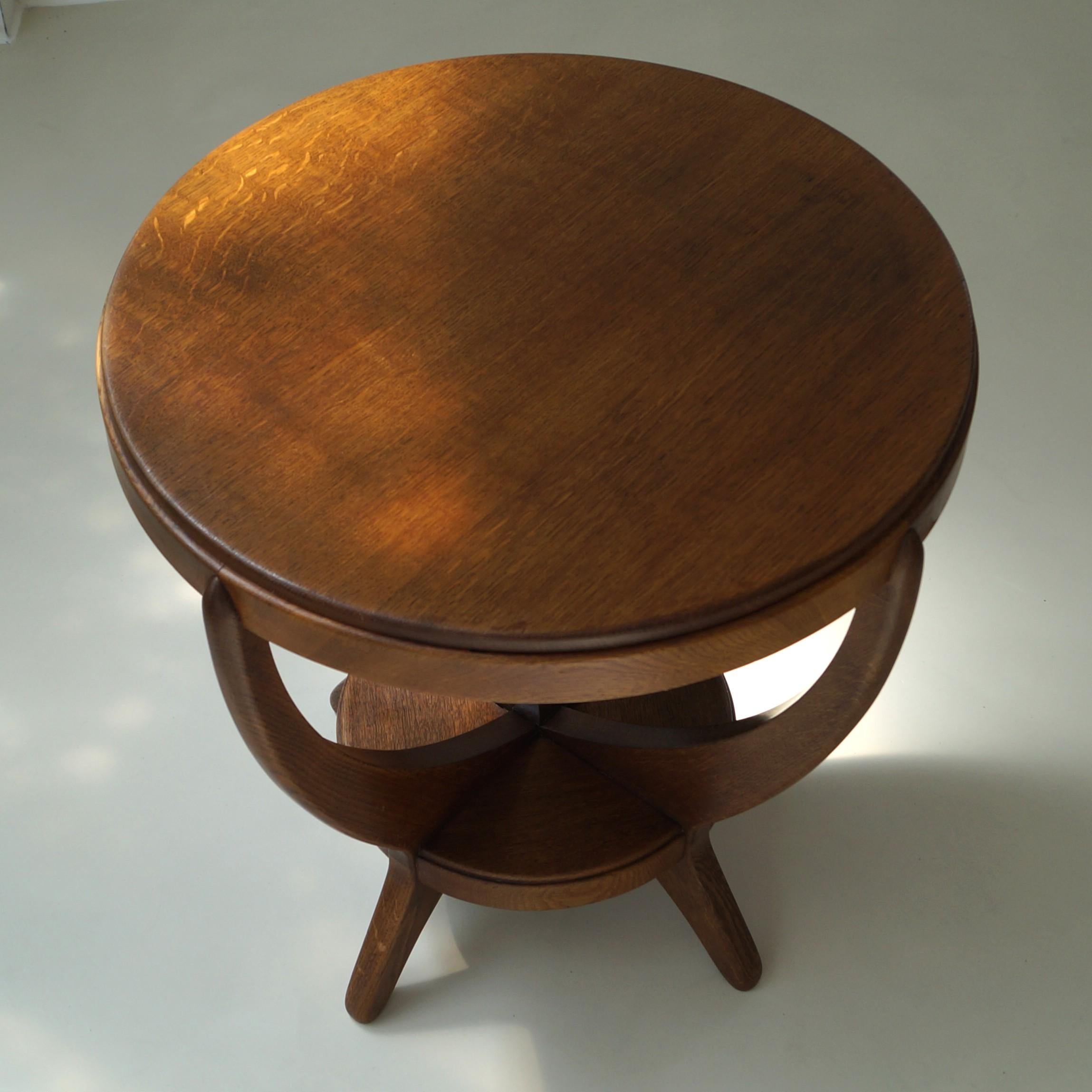 Amsterdam School side table by A.F. van der Weij for L.O.V. Oosterbeek, 1920s en vente 3