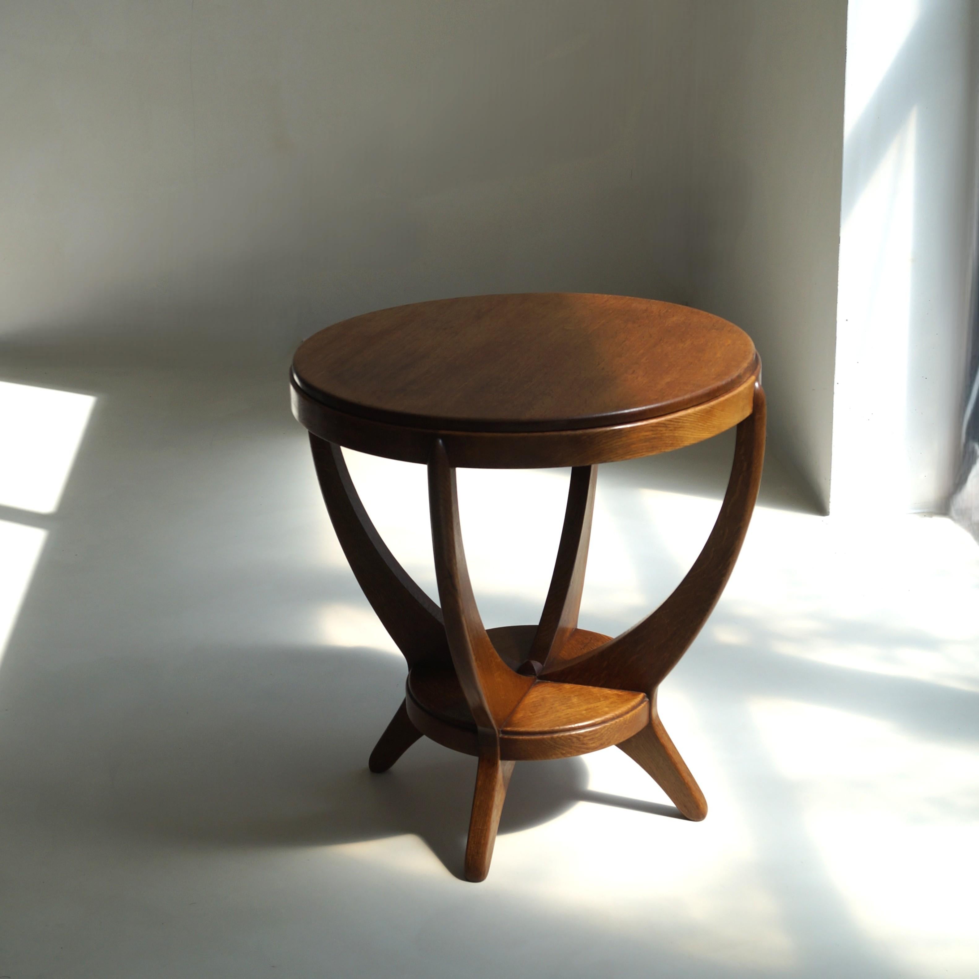 Amsterdam School side table by A.F. van der Weij for L.O.V. Oosterbeek, 1920s en vente 6