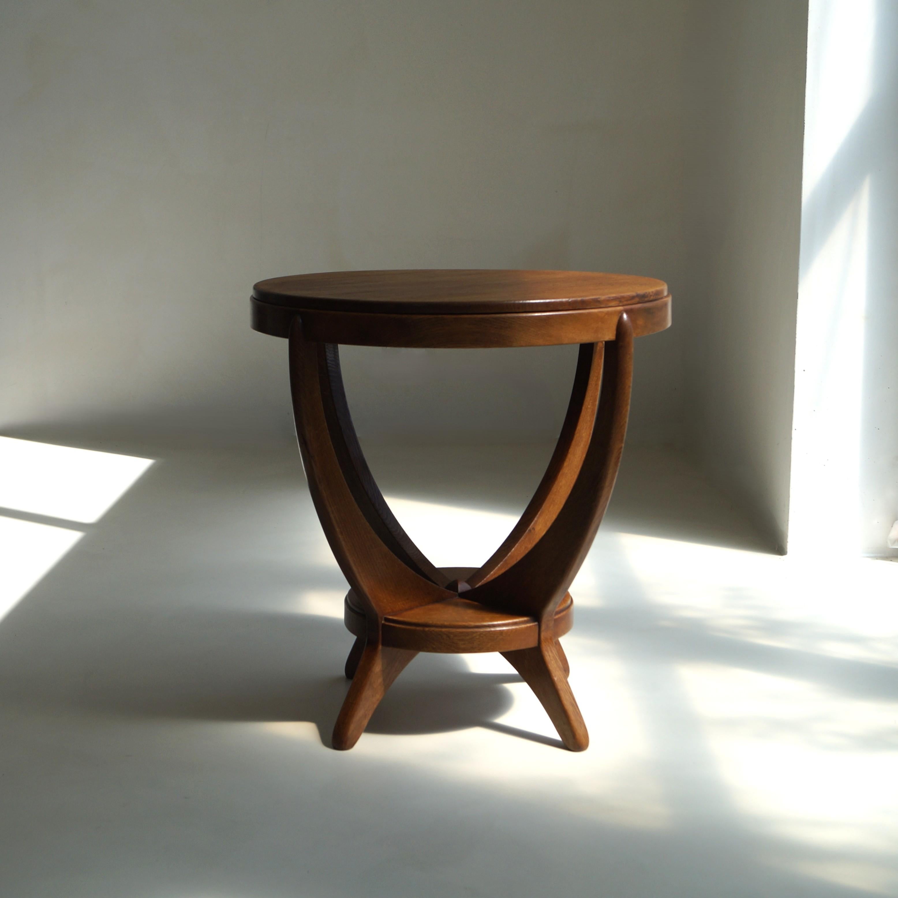 Amsterdam School side table by A.F. van der Weij for L.O.V. Oosterbeek, 1920s en vente 7