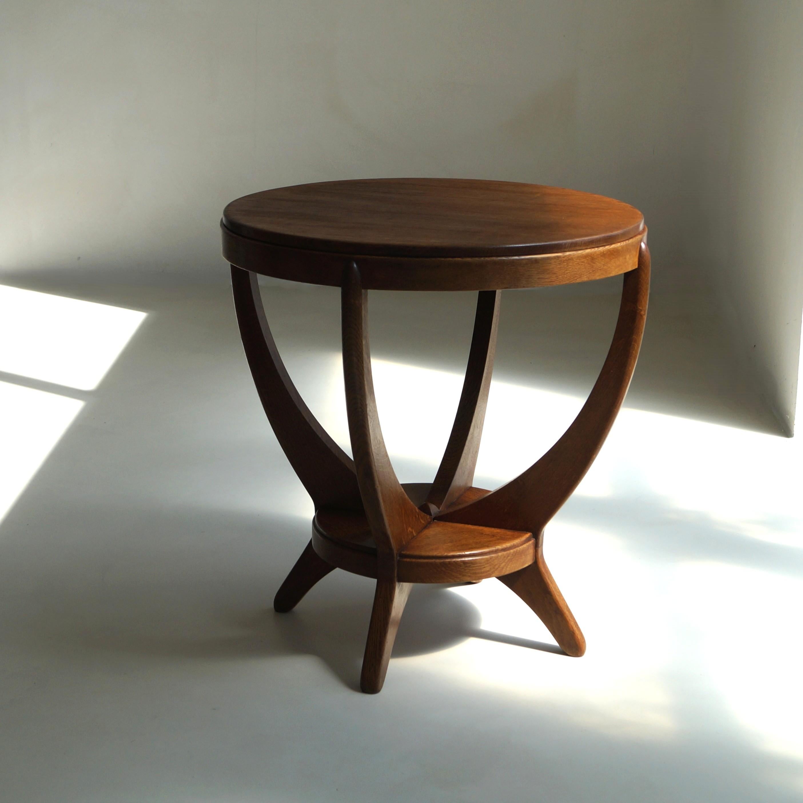 Amsterdam School side table by A.F. van der Weij for L.O.V. Oosterbeek, 1920s Bon état - En vente à EVERDINGEN, NL