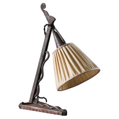 Lampe de table d'école d'Amsterdam