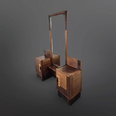 Amsterdam school vanity by 't Woonhuys Amsterdam, Netherlands 1920s