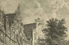 Amsterdam’s Elegant Herengracht: Historic Canal Scene, circa 1870