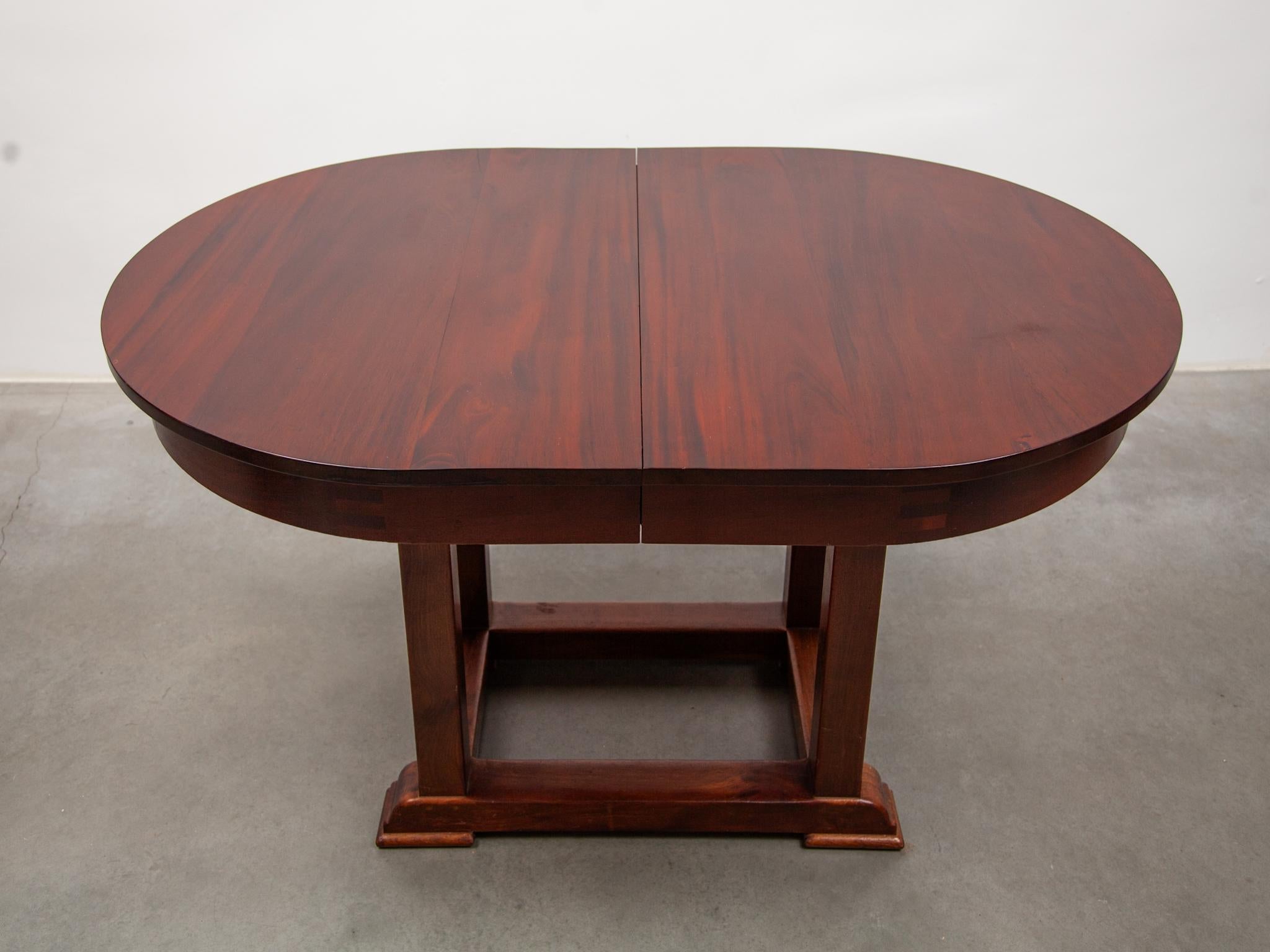 Néerlandais Table à manger ovale de l'école Amsterdamse par Jac Van den Bosch, 't Binnenhuis en vente