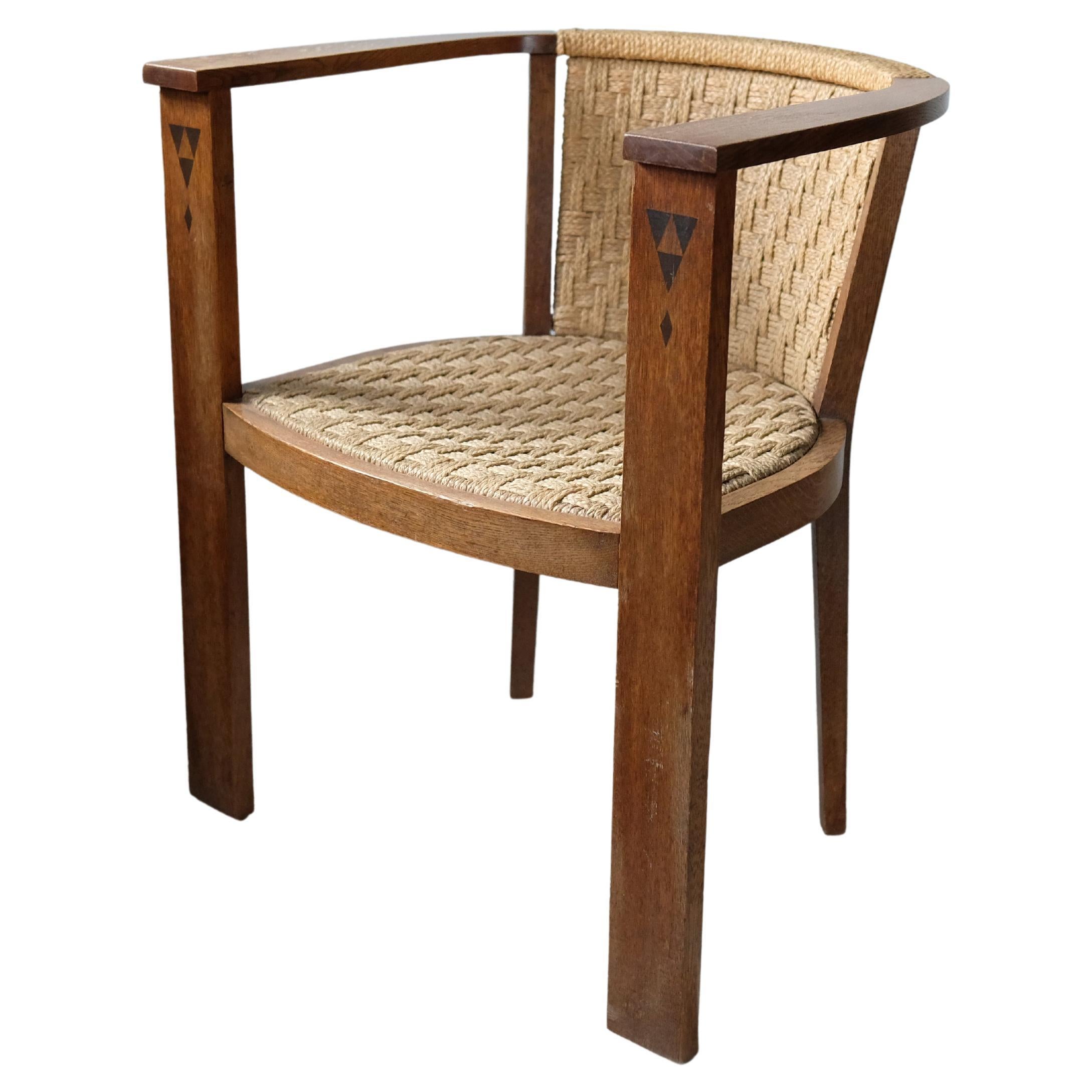 Amsterdamse School Side Chair For Sale