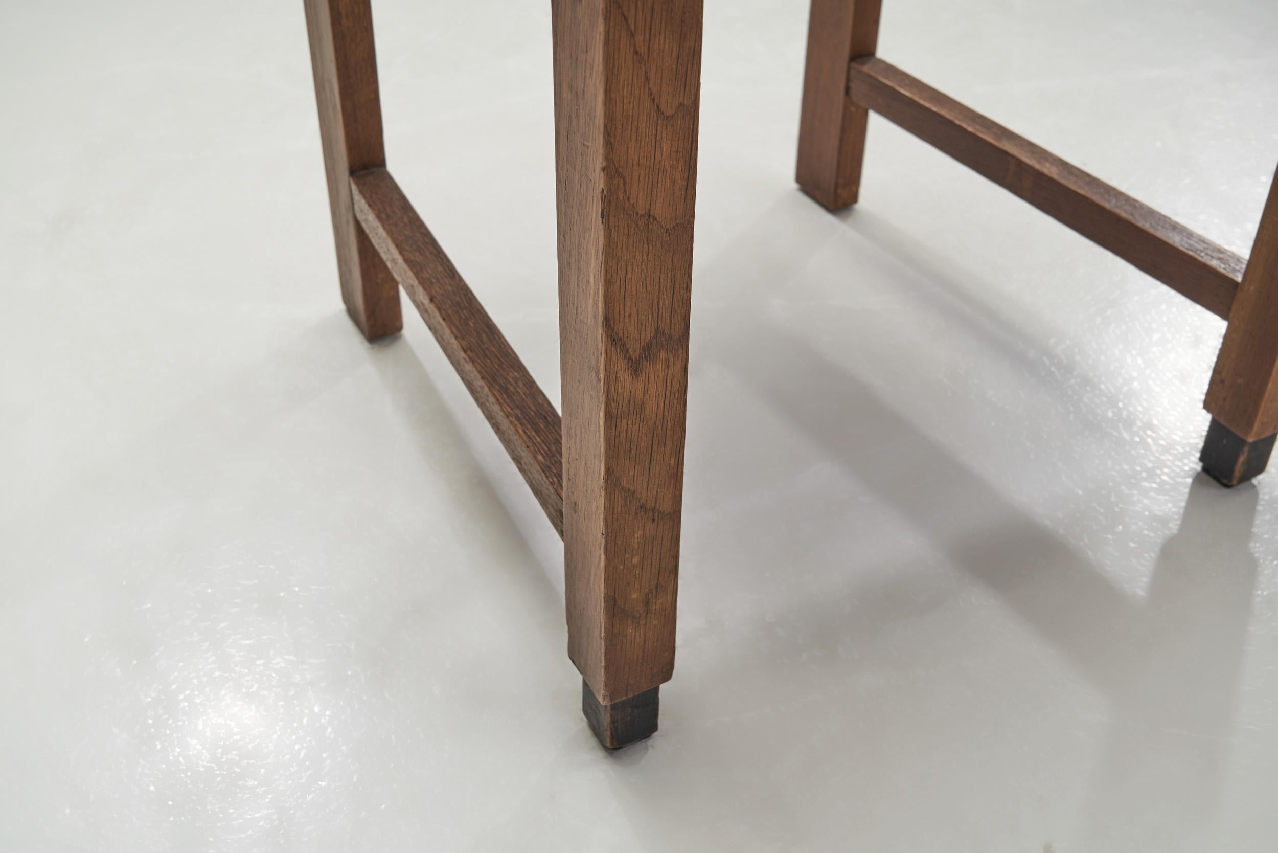 Amsterdamse School Side Chairs, The Netherlands, 1920s For Sale 4