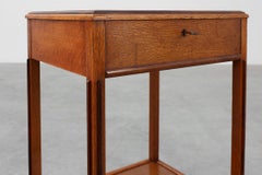 Amsterdamse school style side table or cabinet, The Netherlands ca. 1915