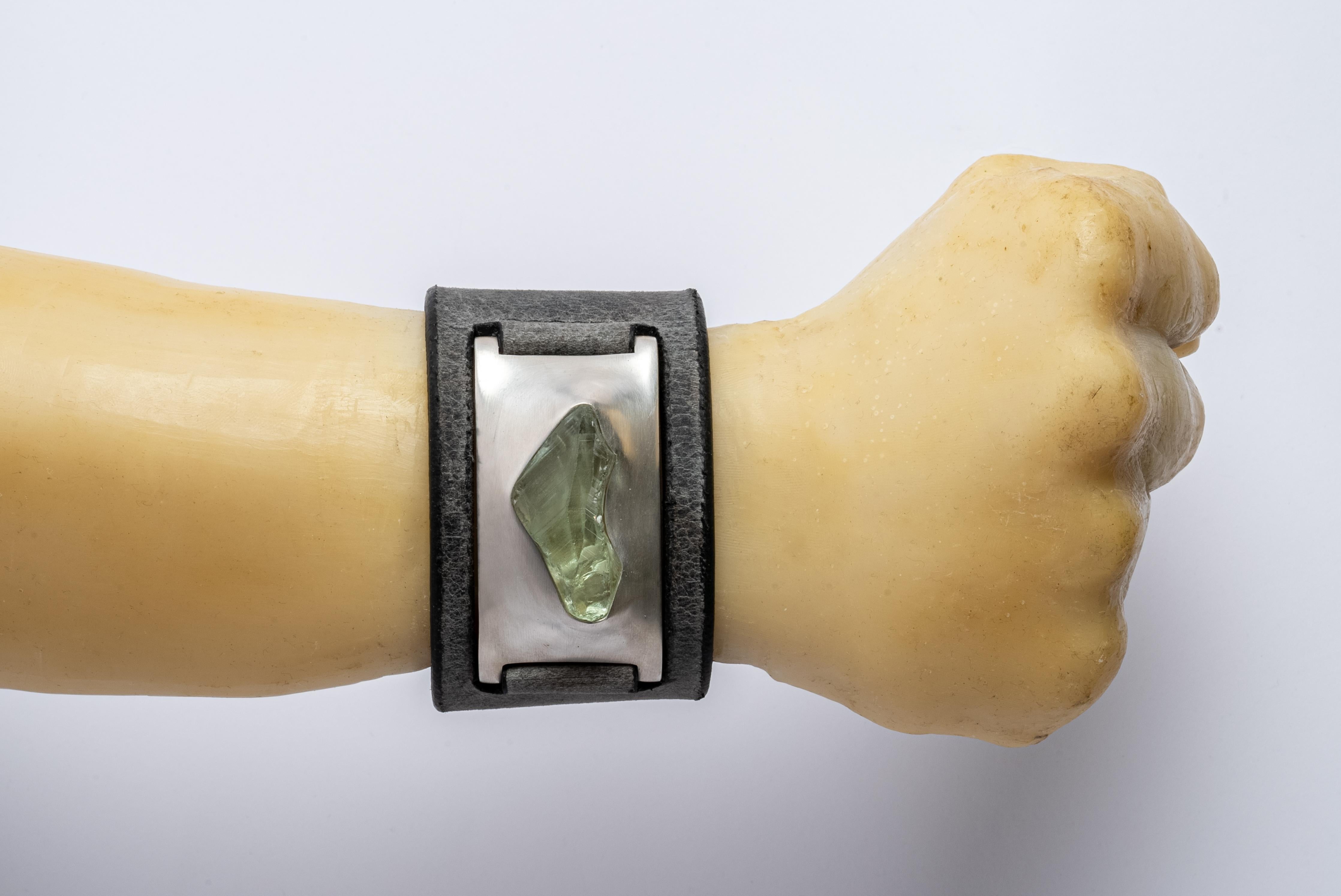 Amulet Cuff (Terrestrial, Green Amethyst, AS+GAM+SHKW) In New Condition For Sale In Hong Kong, Hong Kong Island