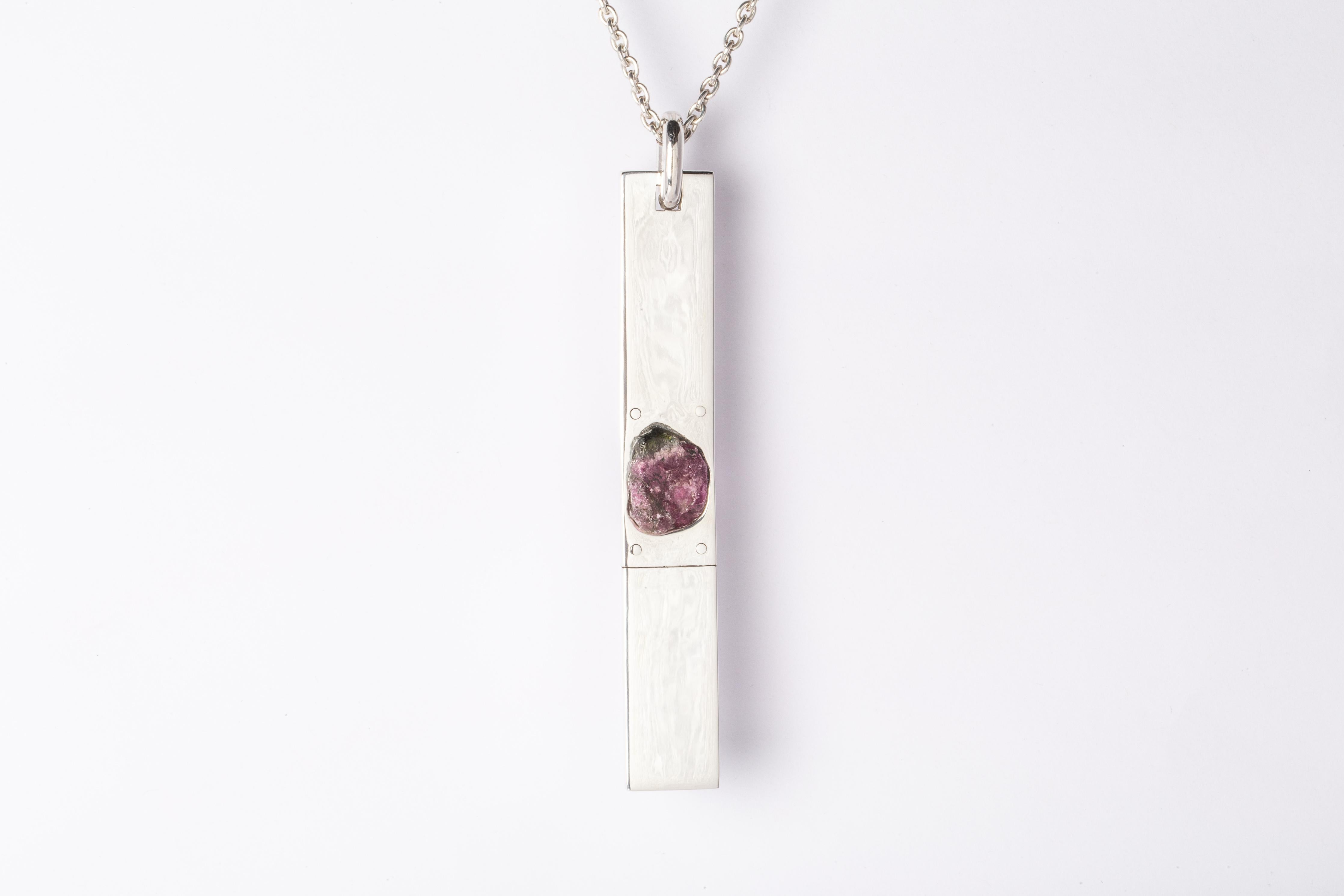 Amulet Necklace (Elbaite, PA+ELB) In New Condition For Sale In Paris, FR