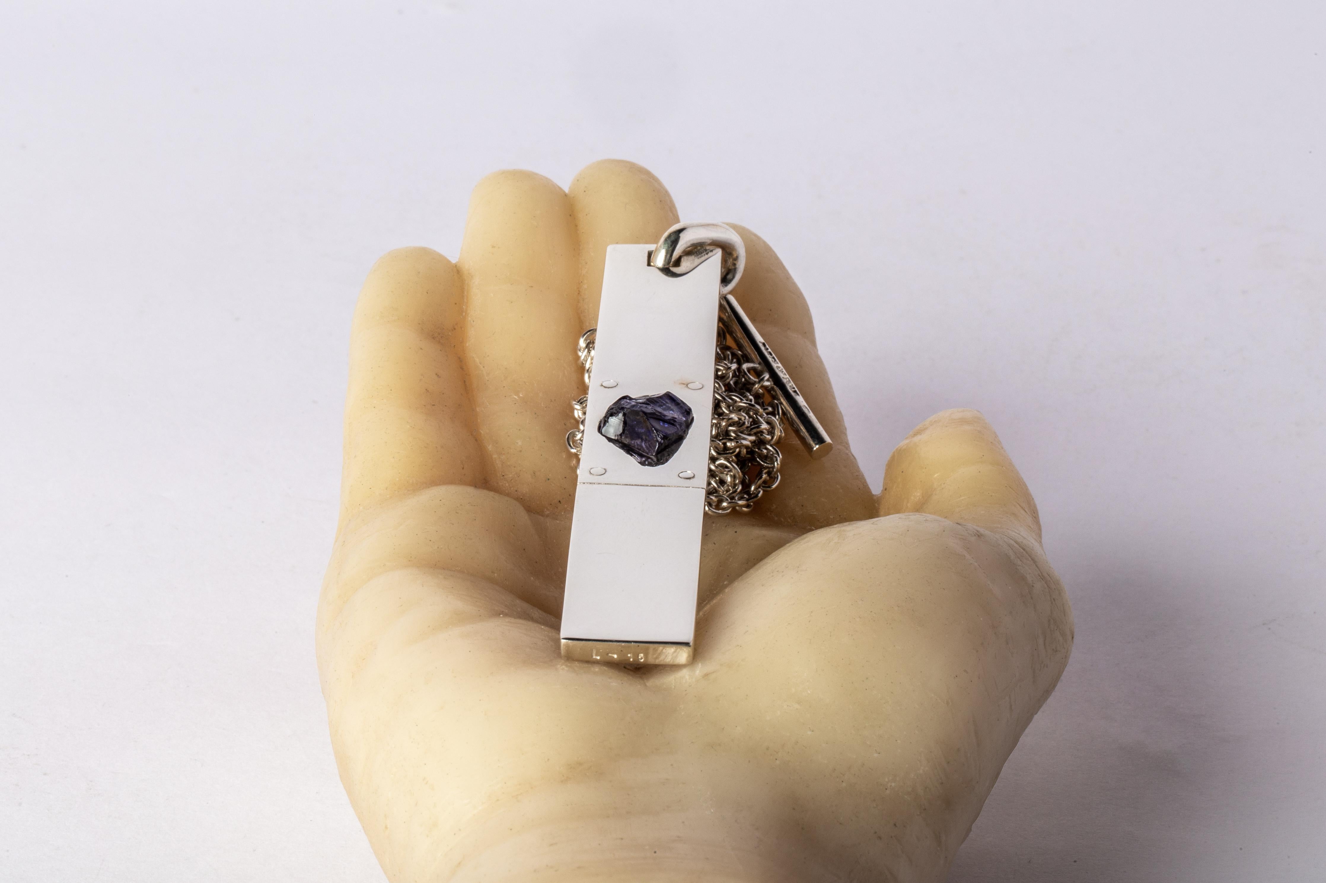 Amulet Necklace (Iolite, PA+IOL) For Sale 4