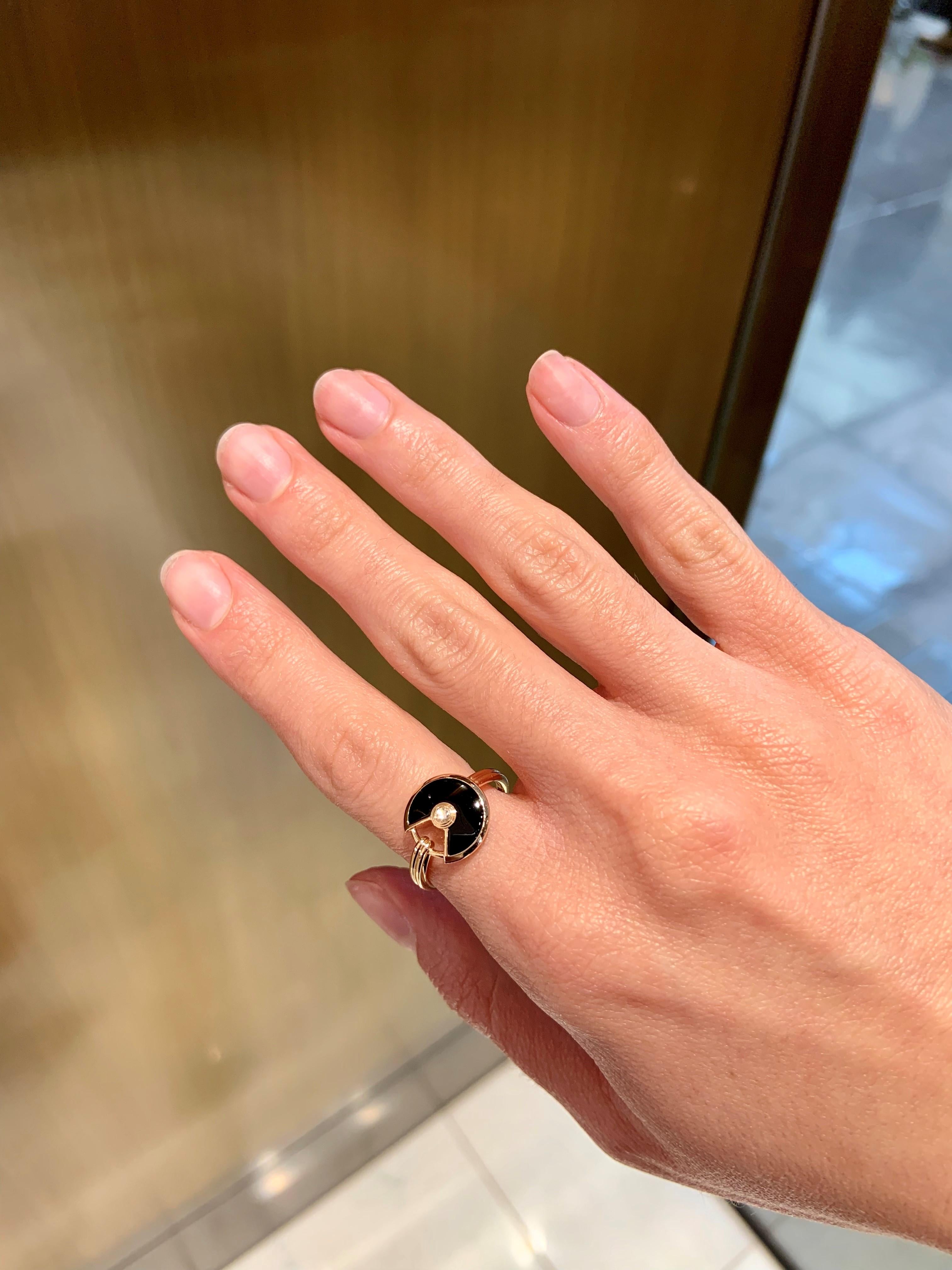 black cartier ring