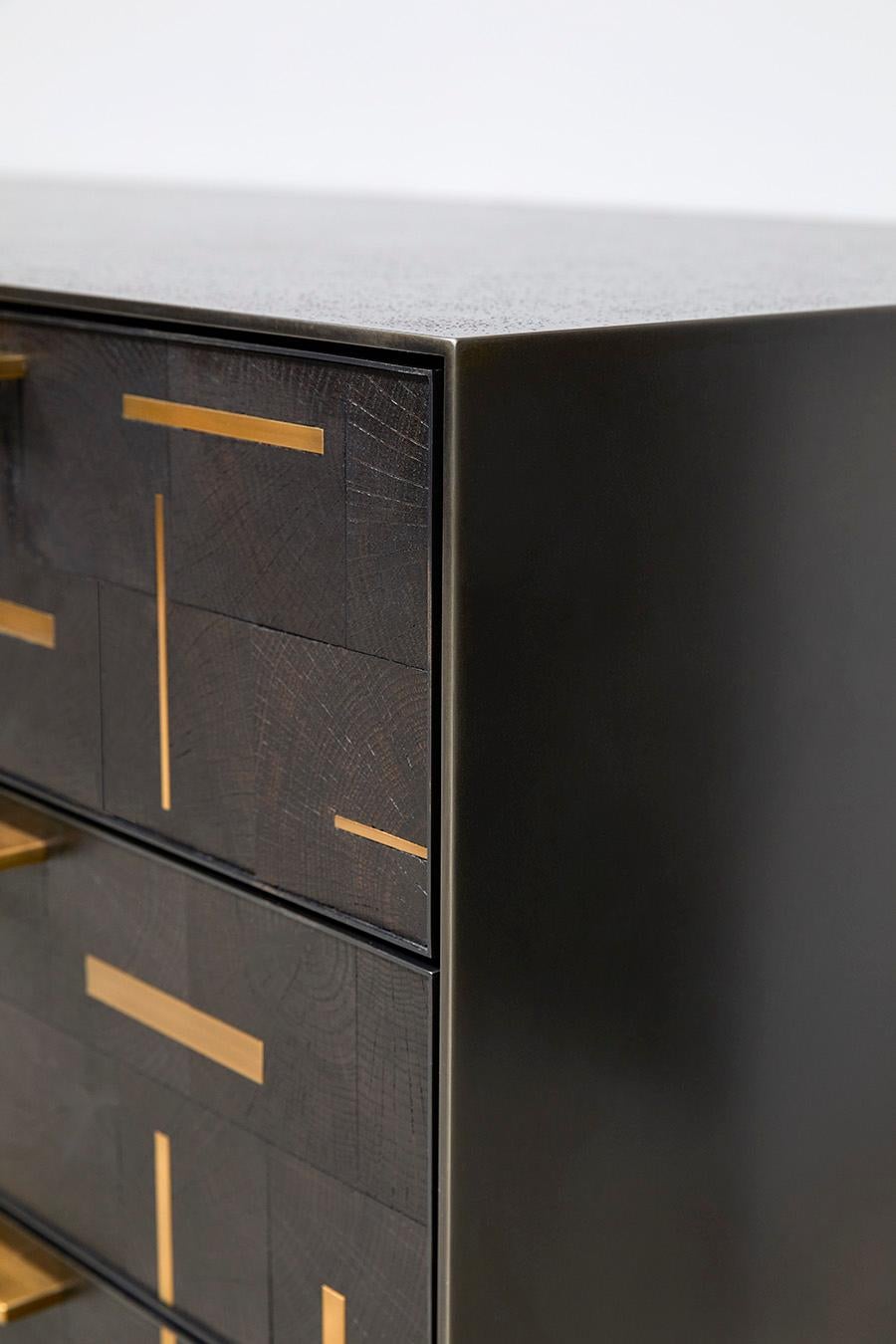 Amuneal's Butcherblock Credenza In New Condition For Sale In New York, NY