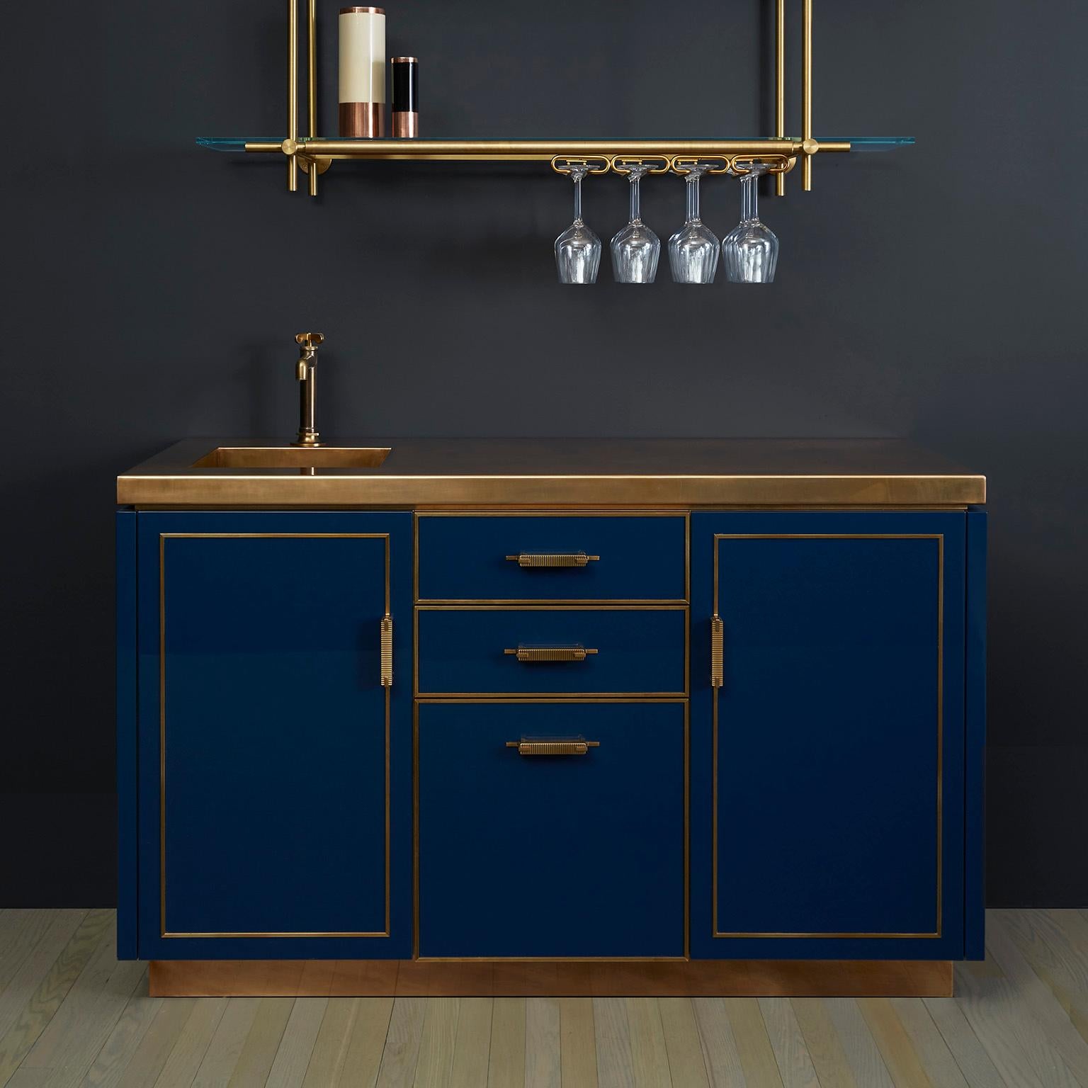 bar cabinet with sink