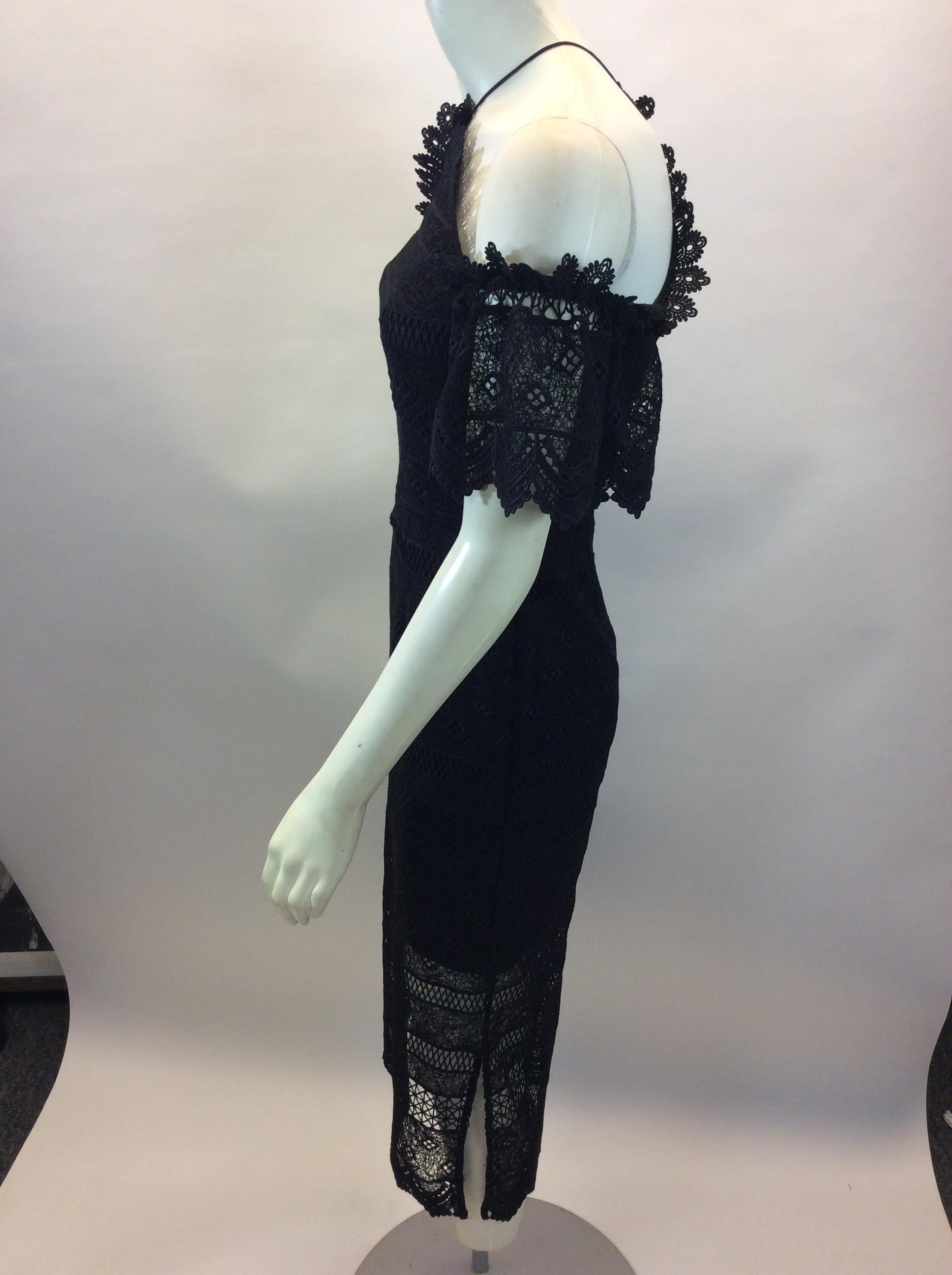Amur Black Lace Dress
$425
Made in China
100% Polyester
Size 0
Length 45