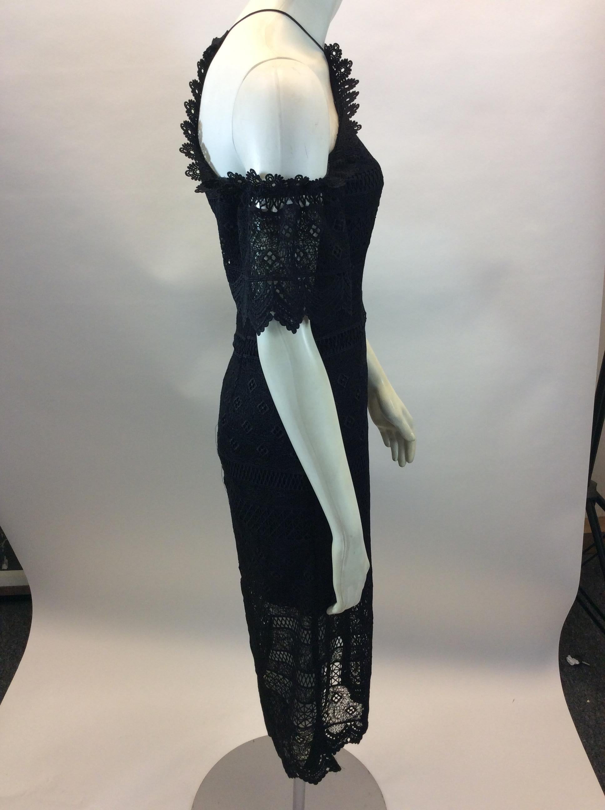 amur black pleated dress