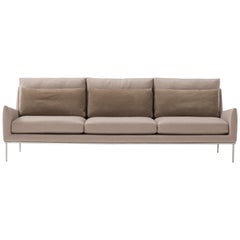 Amura 'Alice' Sofa in Tan Wool by Luca Scacchetti