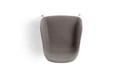 Amura Bridge Dining Chair in Fabric and Gunmetal Base by Amuralab