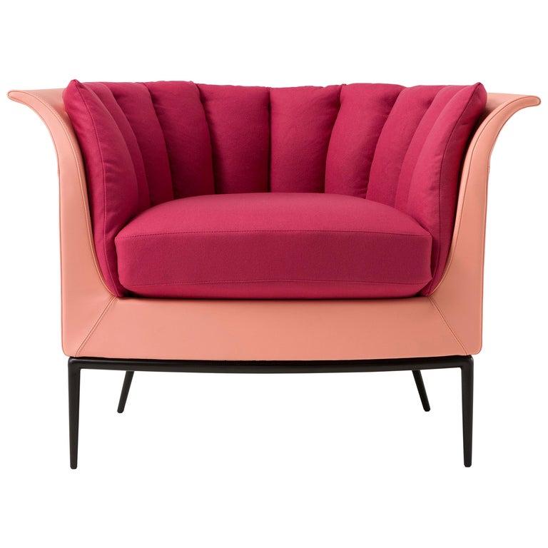 Amura 'Buttercup' Armchair in Fuschia by Luca Scacchetti 1