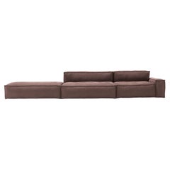 Amura 'Davis' Sofa in Brown Fabric