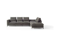 Amura 'Dorsey' Composition Sofa in Charcoal Gray by Amura 'Lab