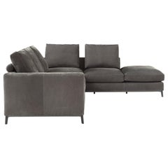 Amura 'Dorsey' Composition Sofa in Charcoal Gray by Amura 'Lab