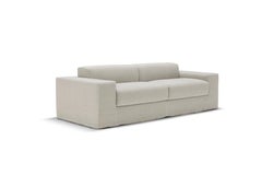 Amura Frank Sofa Bed in White Linen by Amuralab