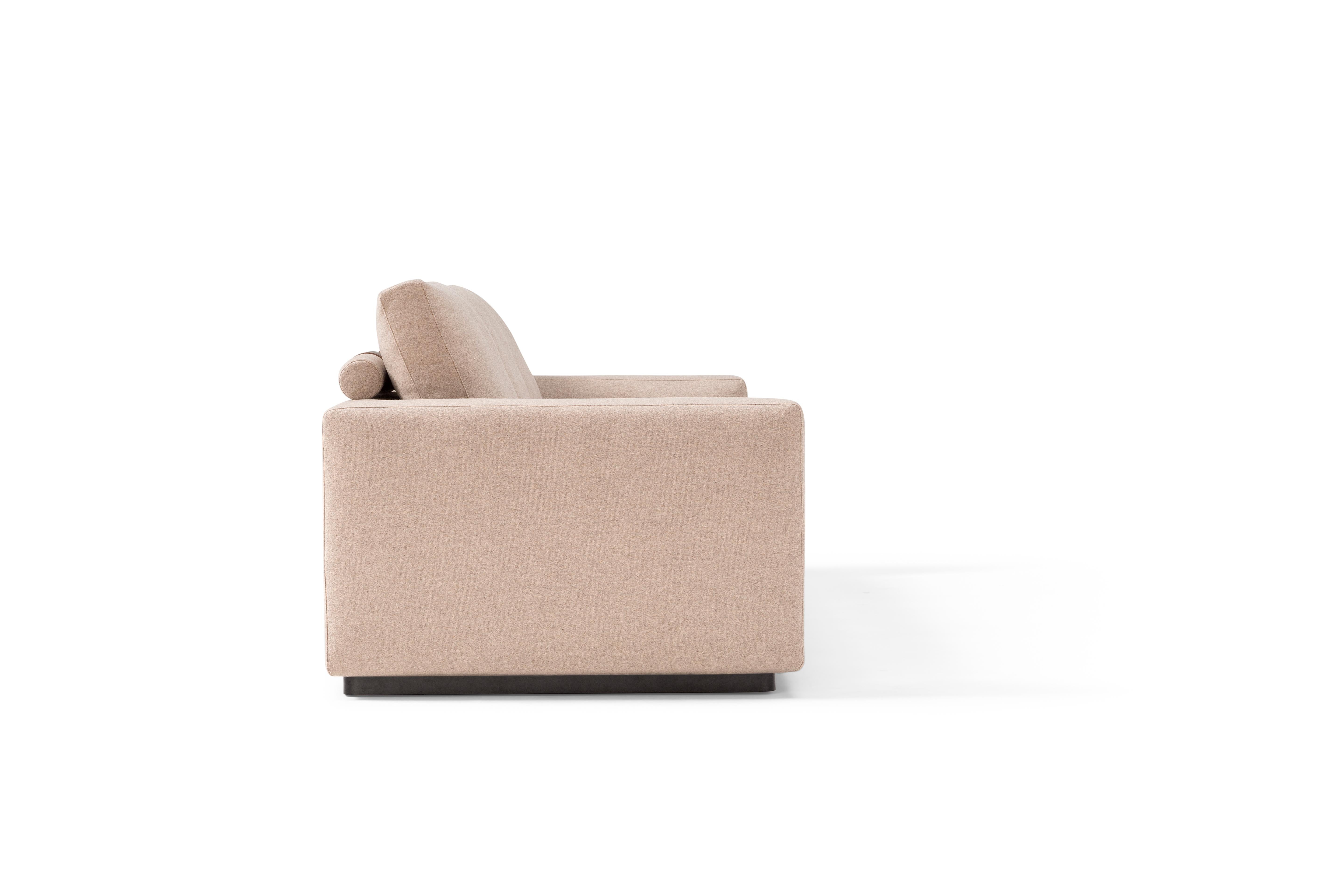 Modern Amura 'Fripp' Sofa in Beige Wool by Amura 'Lab For Sale